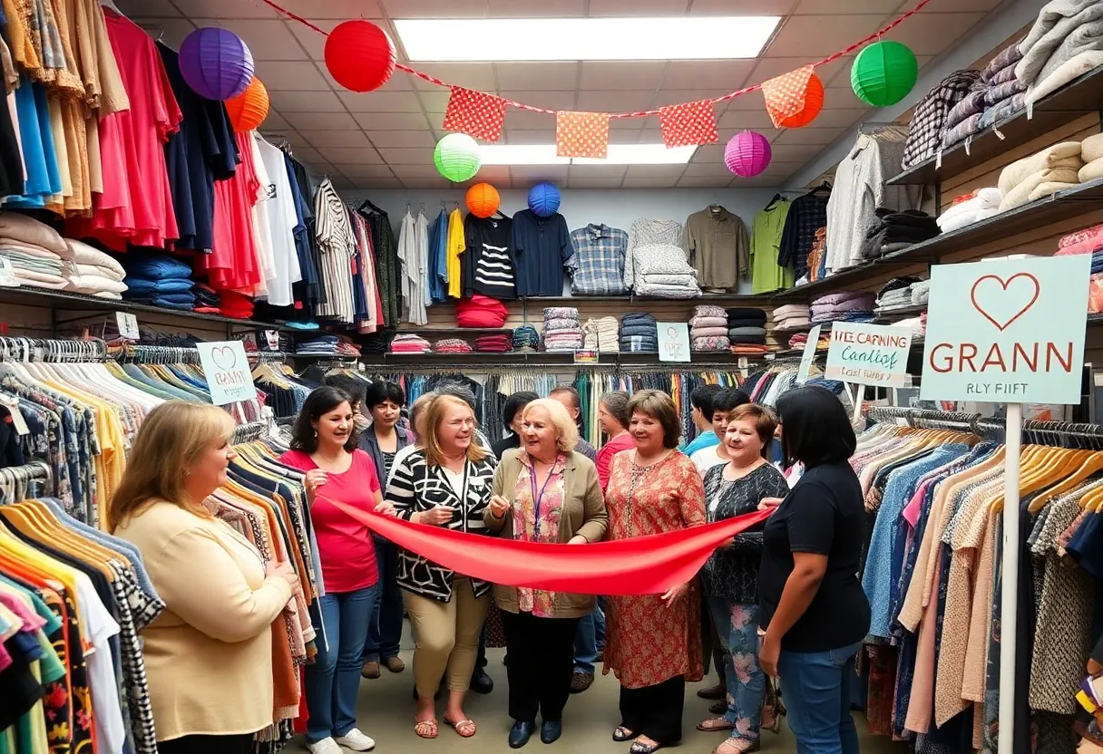 Celebration at AMEN House thrift store grand opening