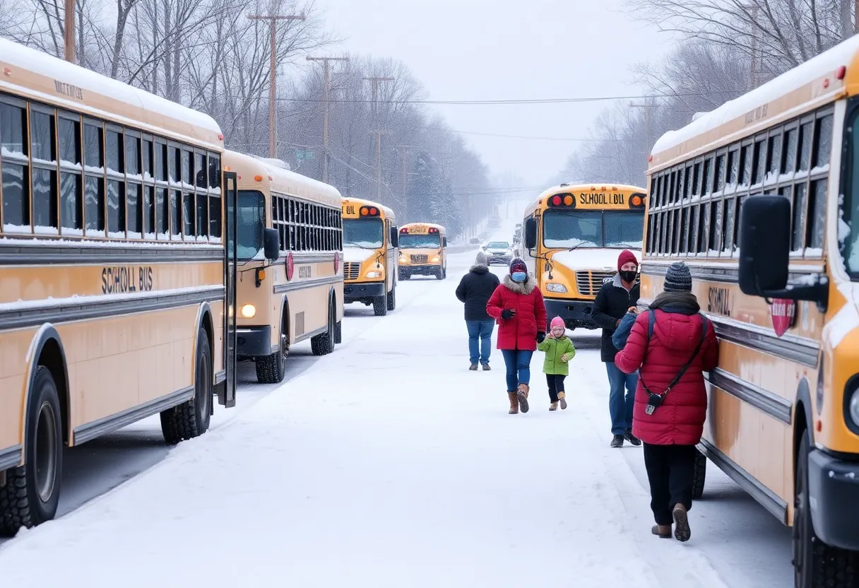 Families preparing for winter weather in Fayette County