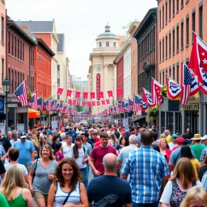 Community celebration in Lexington, showcasing its rich history.