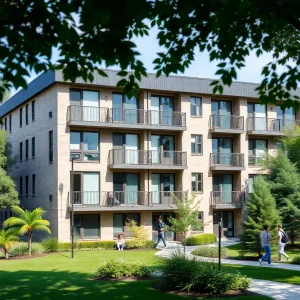 Newly approved apartment building in Lexington KY
