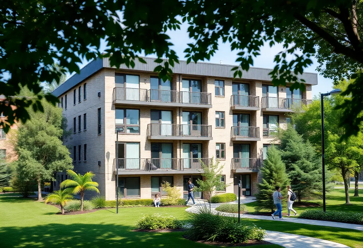 Newly approved apartment building in Lexington KY
