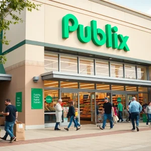 Exterior view of Publix Super Market in Lexington