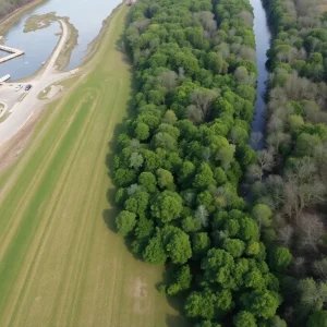 A serene area near the Kentucky River, symbolizing the search for missing Melanie Flynn.