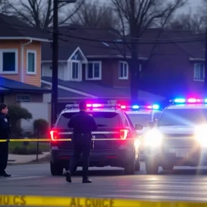 Police investigating a shooting incident in Lexington.