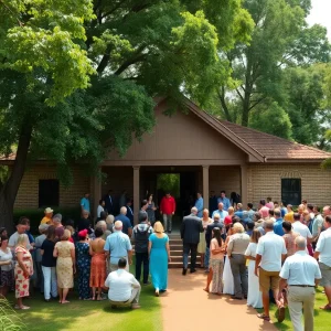 A community gathering at Southland Christian Church in Kentucky.