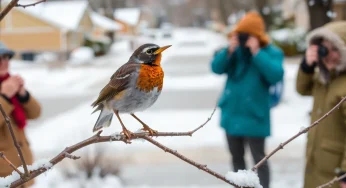 Rare Varied Thrush Sighted in Lexington, Kentucky