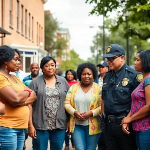 Residents and police working together in Lexington