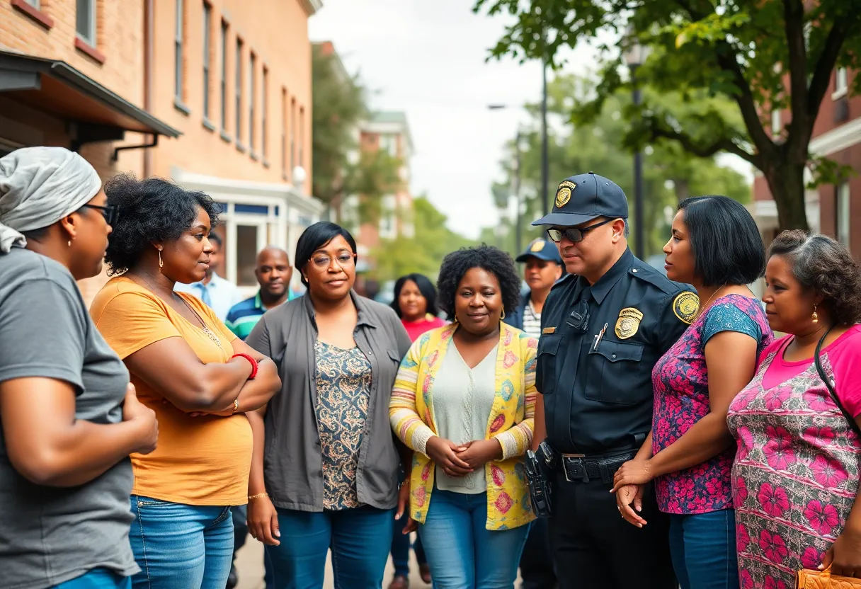 Residents and police working together in Lexington
