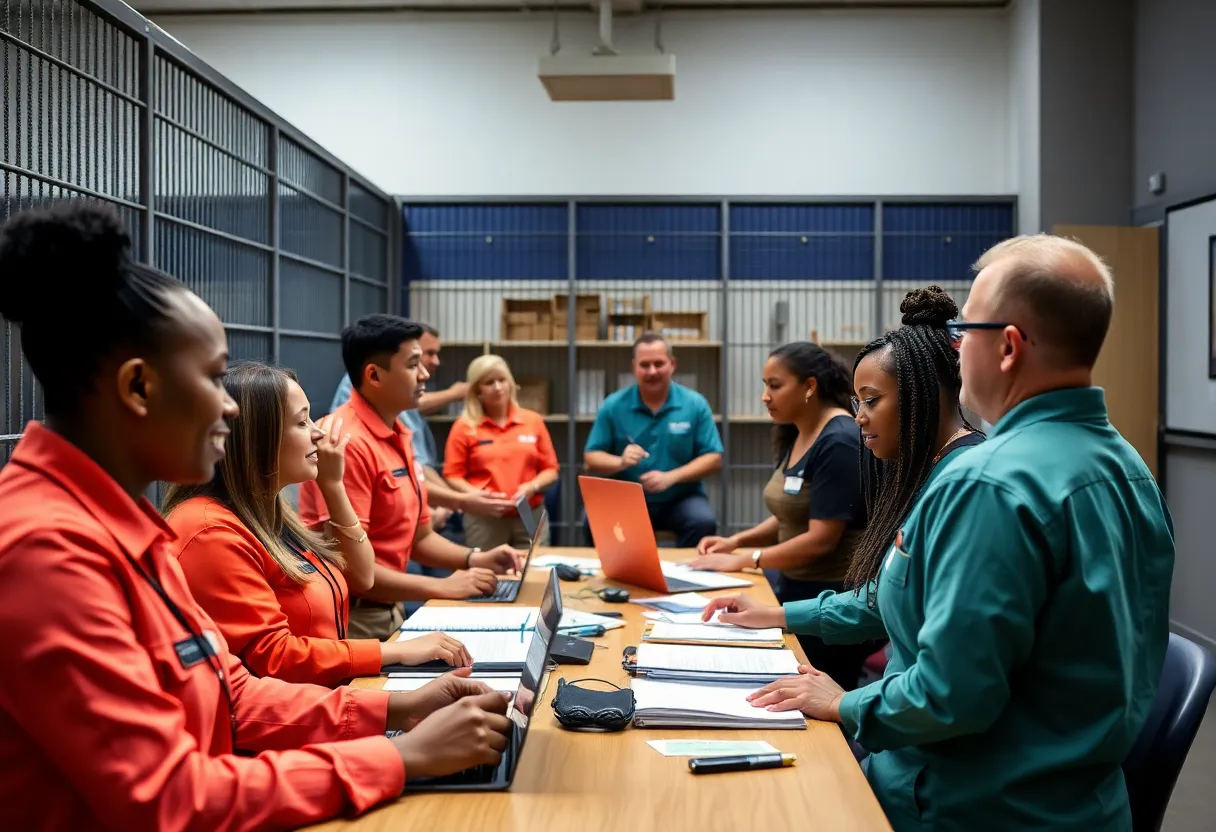 Teamwork at Fayette County Detention Center