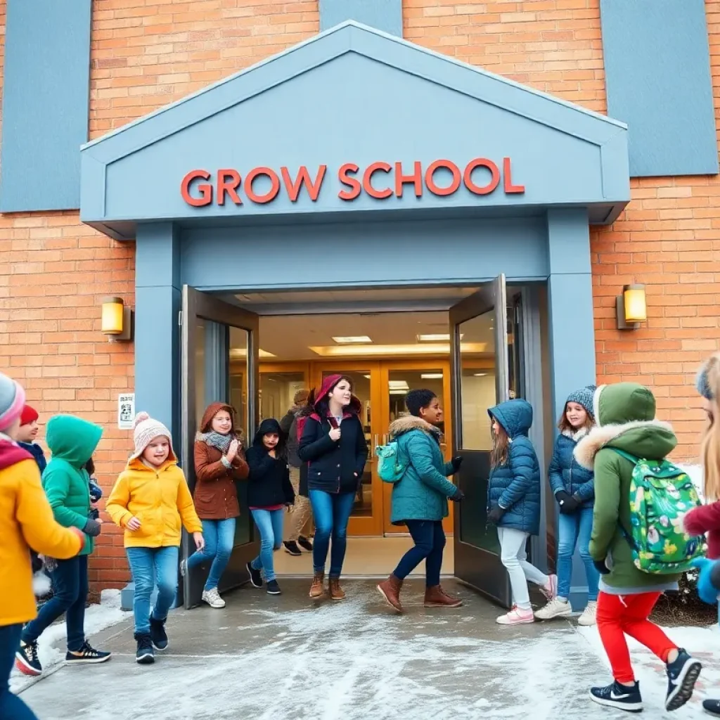 Students entering Fayette County Schools after winter break