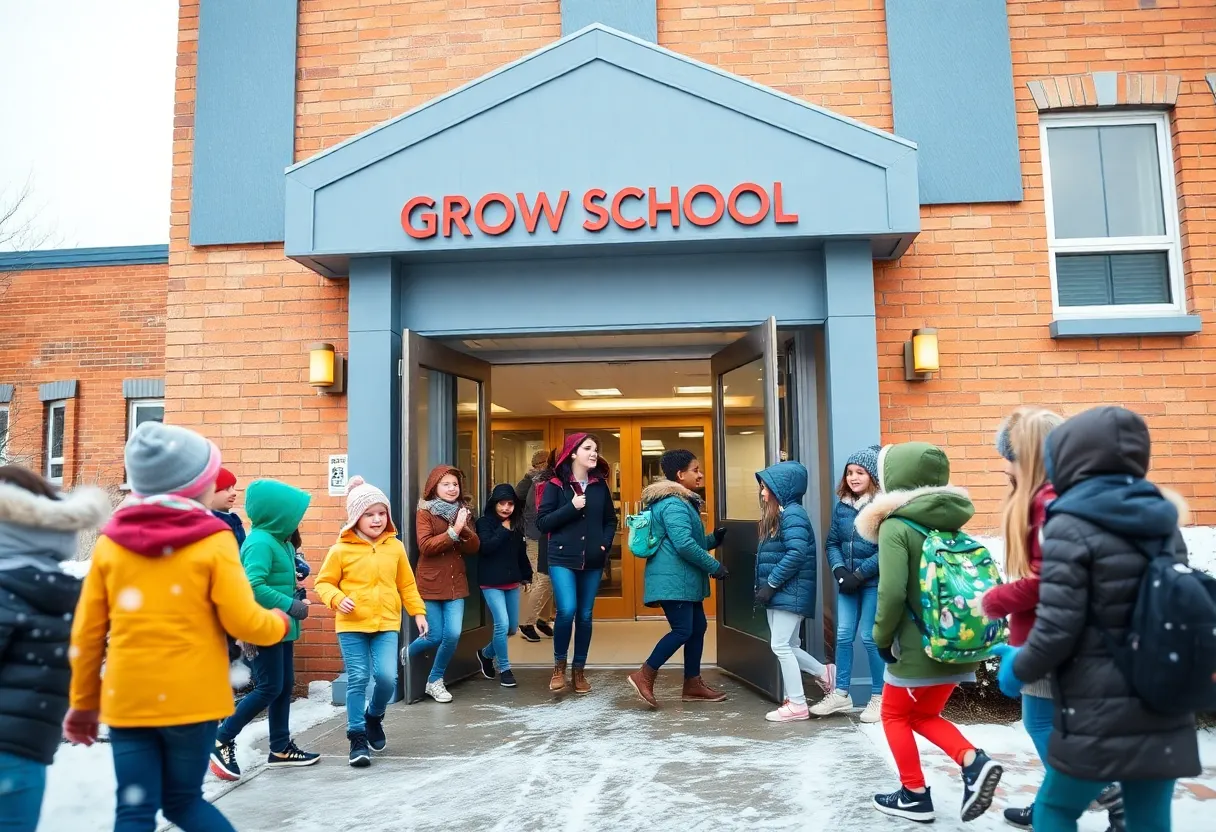 Students entering Fayette County Schools after winter break