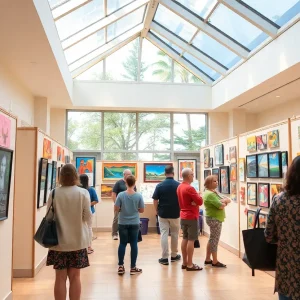 Art students showcase their artwork at the heART Show in Georgetown Community Hospital
