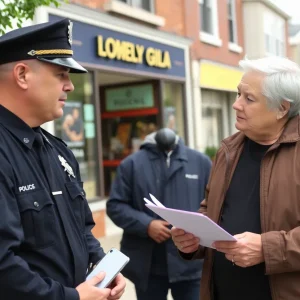 Community members assisting police in Lexington