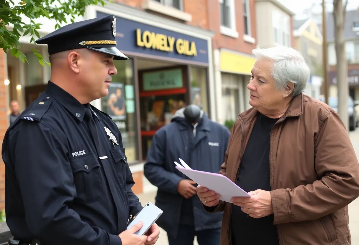 Community members assisting police in Lexington