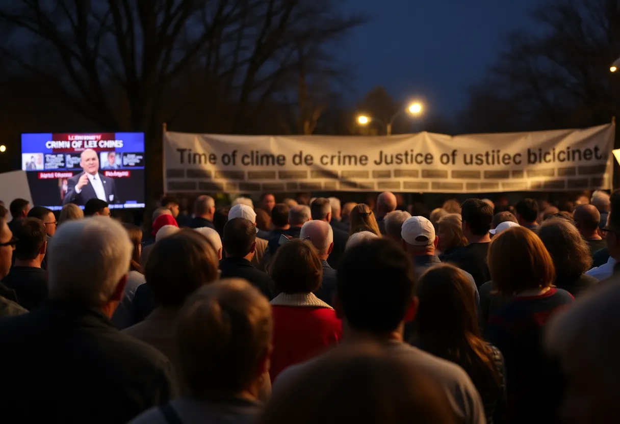 Community members in Lexington gathering amidst rising crime news