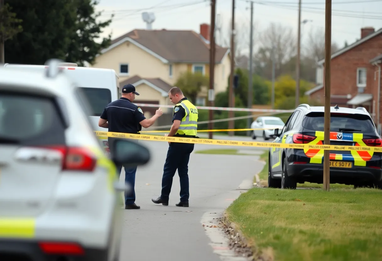 Lexington police investigating shooting scene