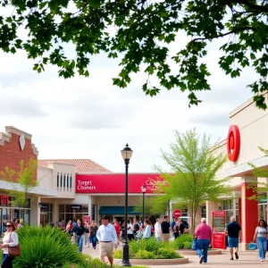 New shopping center in Lexington with Target