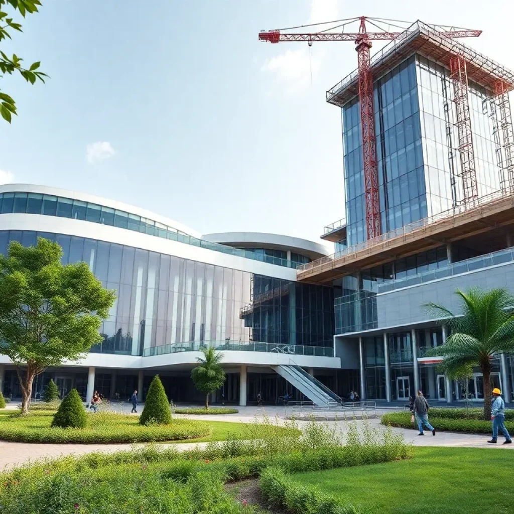 Rendering of the new cancer research facility in Lexington