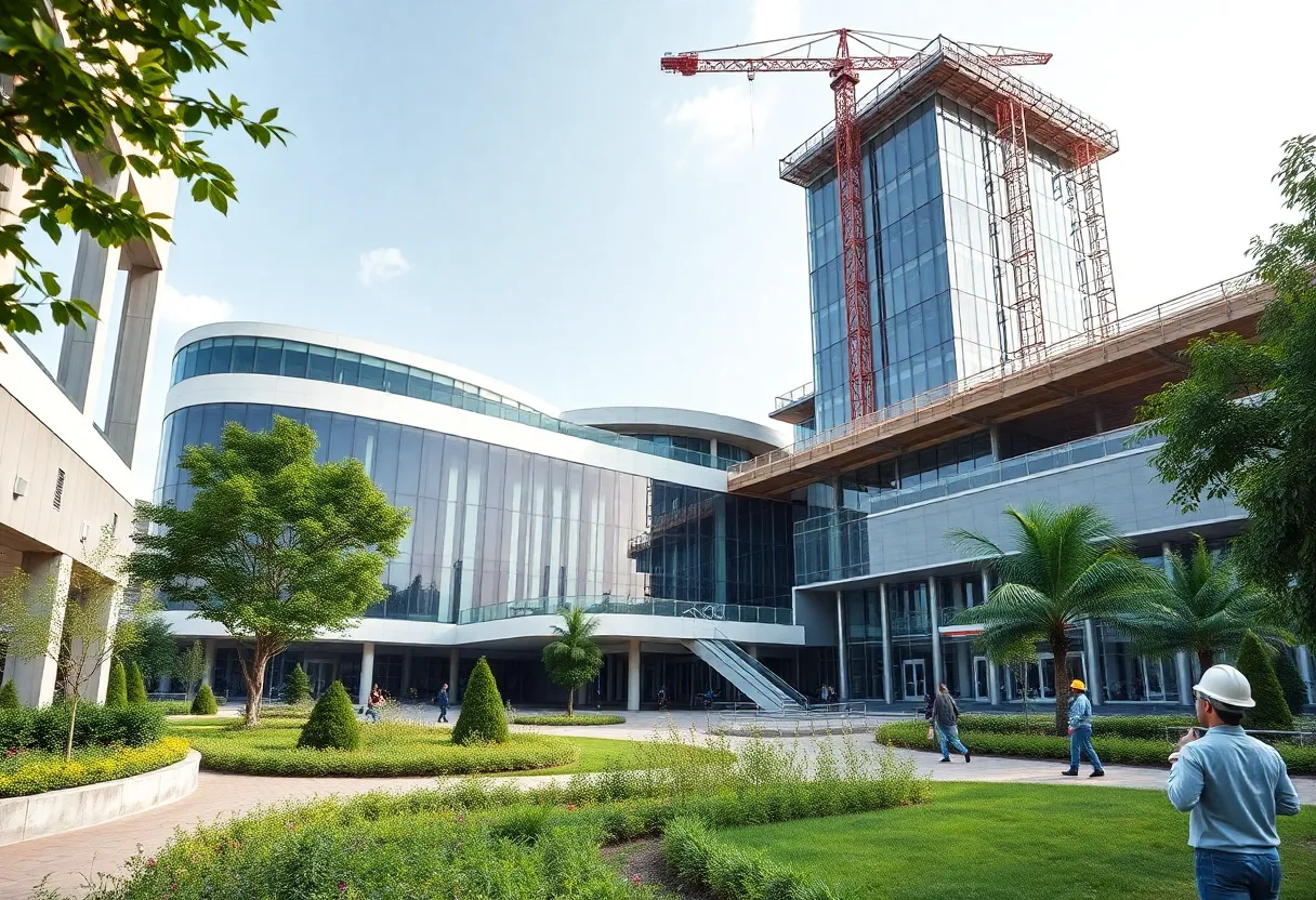 Rendering of the new cancer research facility in Lexington