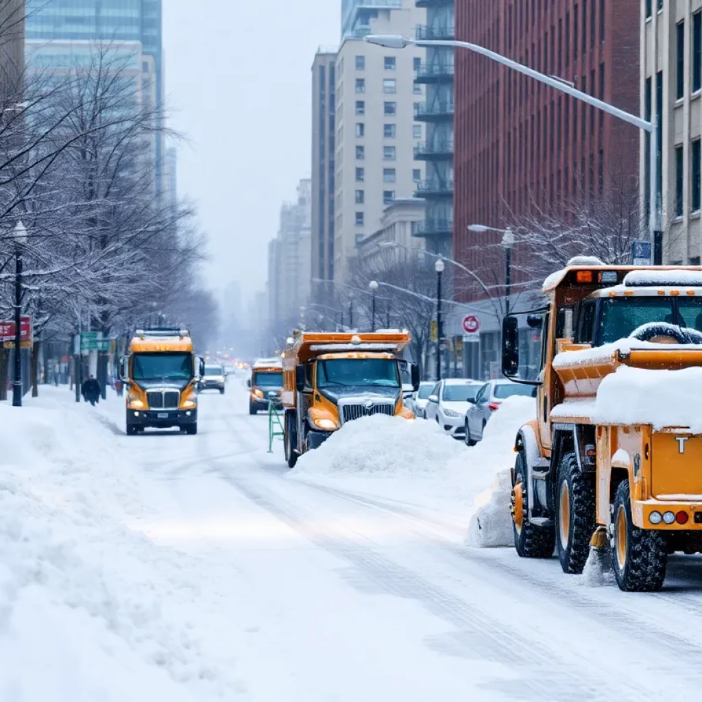 Snow removal in Lexington after winter storms