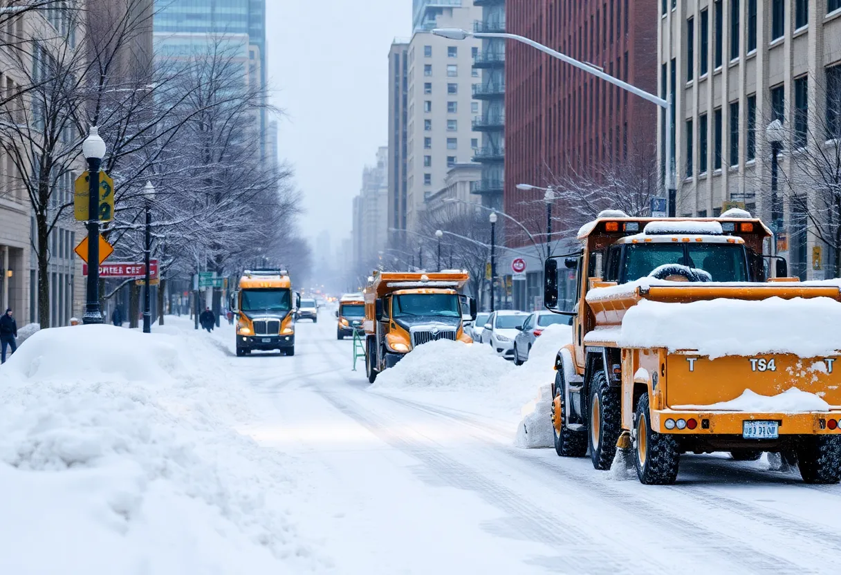 Snow removal in Lexington after winter storms