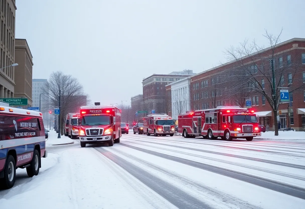 Emergency services preparing for winter weather in Lexington, KY