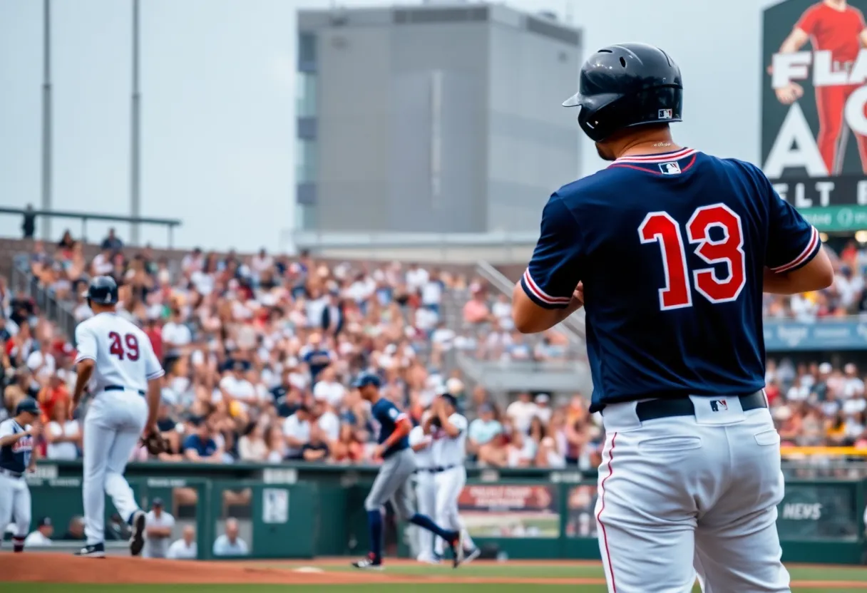 Belmont baseball team playing against Kentucky on the field