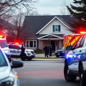 Police response to a domestic dispute in Lexington