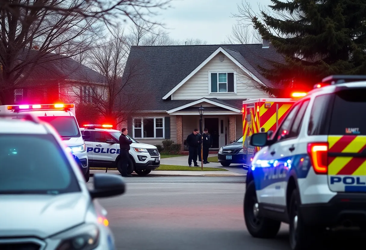 Police response to a domestic dispute in Lexington