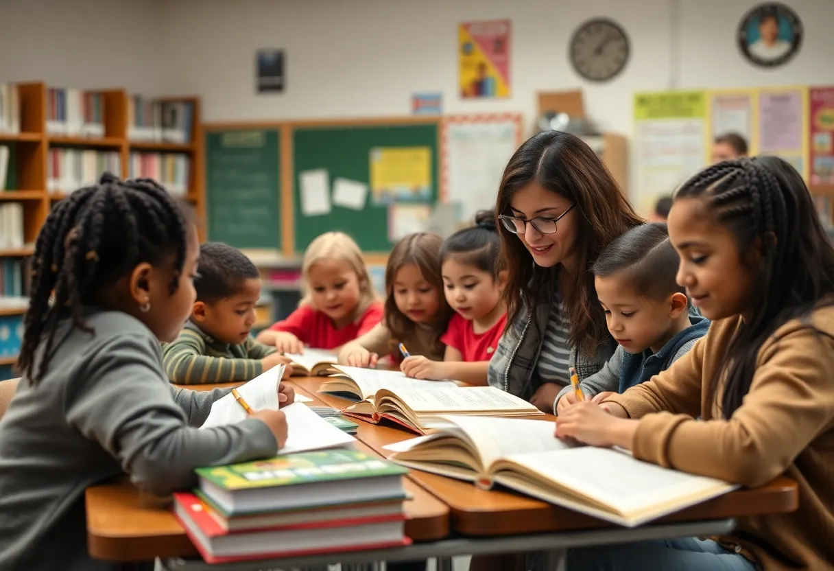 Students in Fayette County engaged in learning activities in a classroom environment.