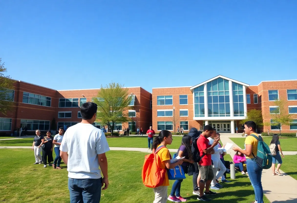 Students at high schools in Lexington, Kentucky
