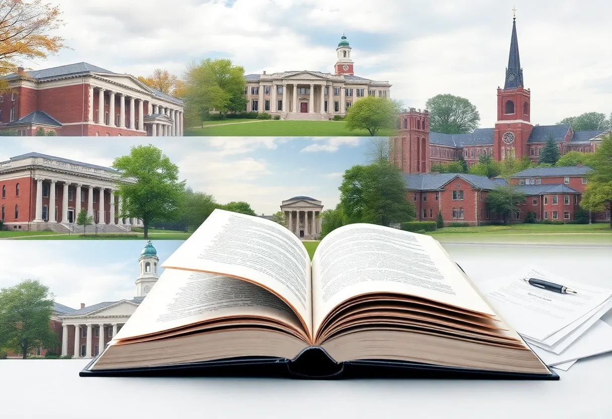 Collage representing Kentucky universities and open records laws