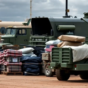 U.S. military supplies related to aid for Ukraine