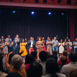 Performance during Black History Month event at University of Kentucky