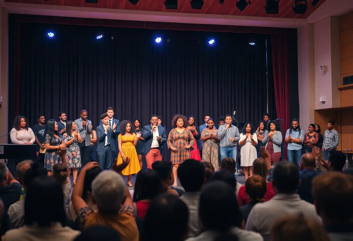 Performance during Black History Month event at University of Kentucky