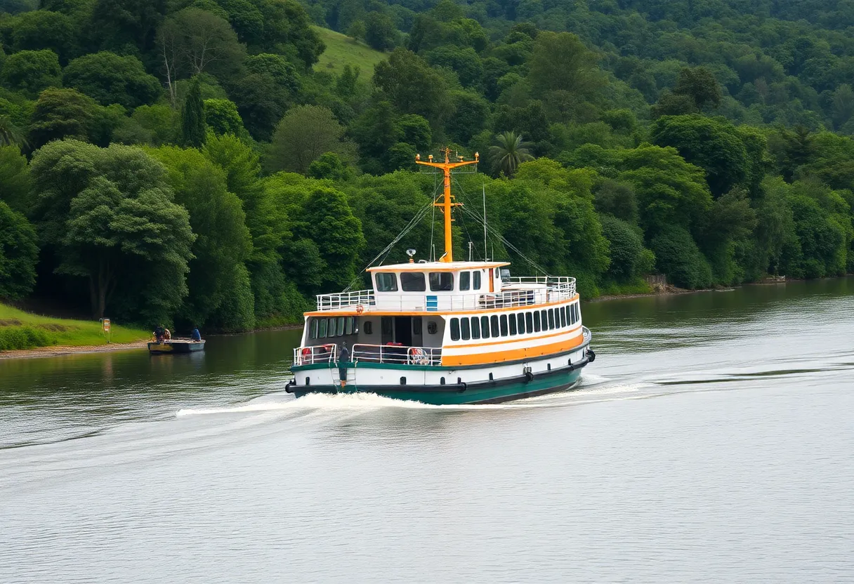 Valley View Ferry on Kentucky River resuming operations