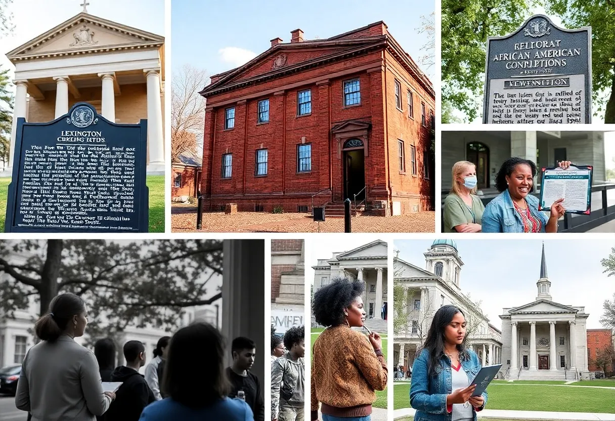 Historical sites related to African American heritage in Lexington, KY
