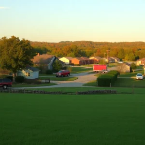 Serene landscape representing community support in Fayette County, KY.