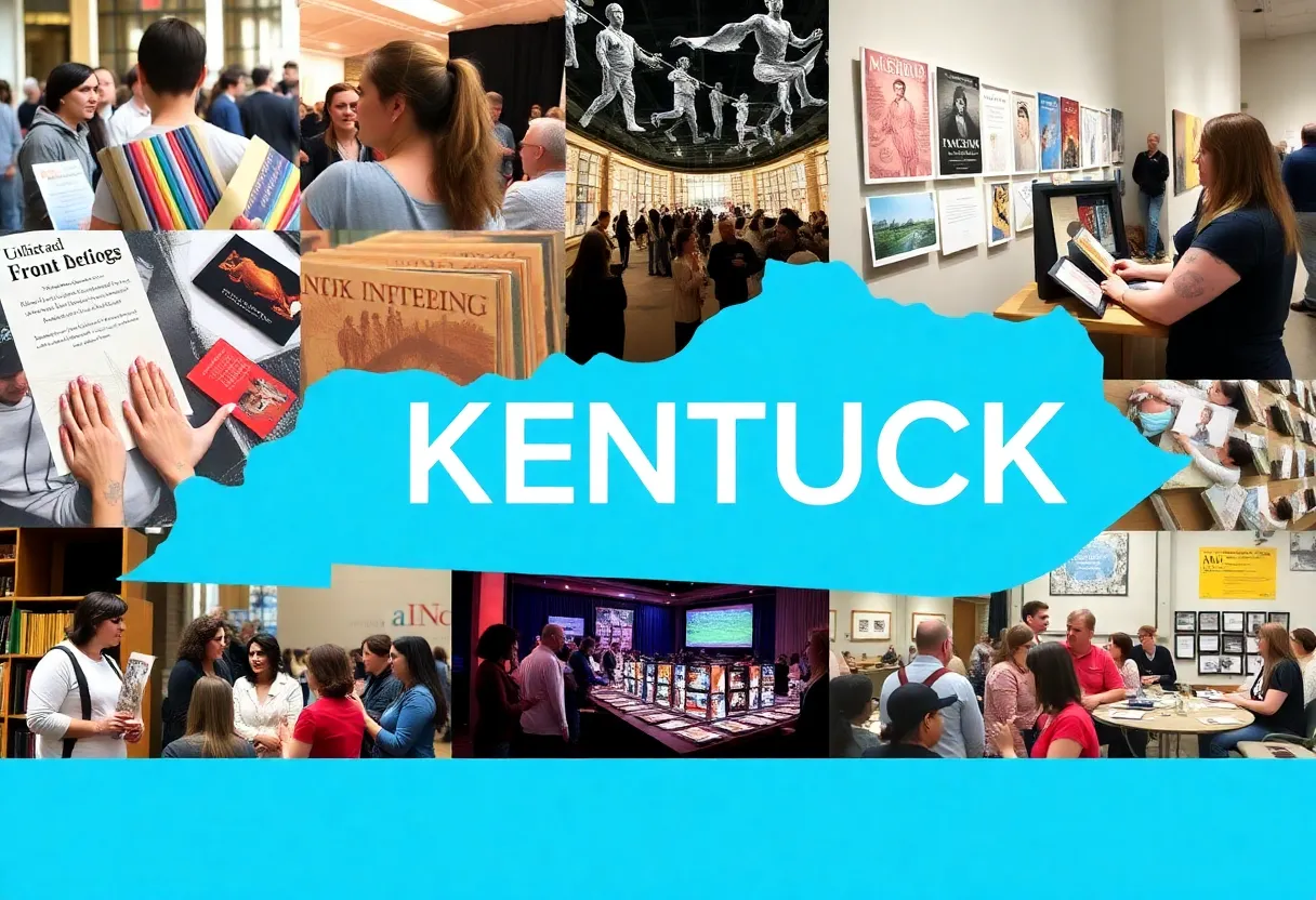 Community cultural events showcasing various arts in Kentucky