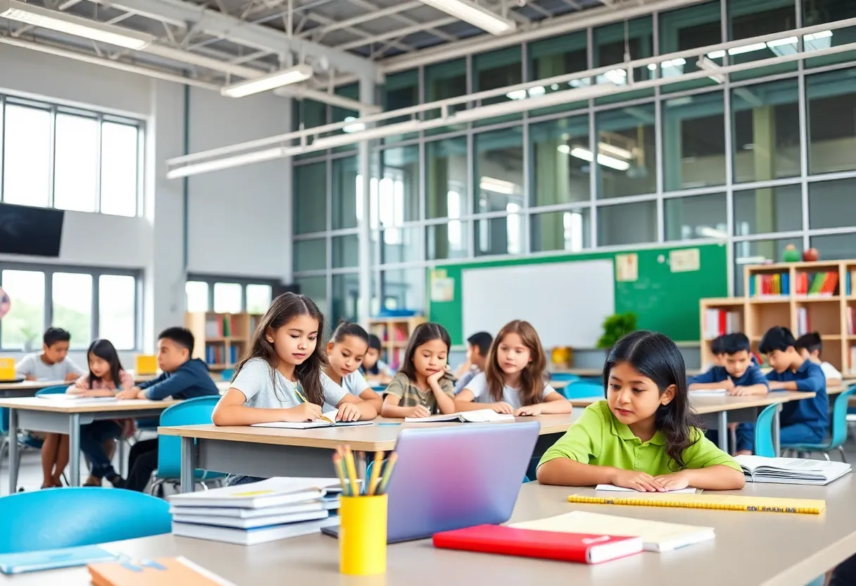 Students in an engaging classroom setting in Fayette County Schools