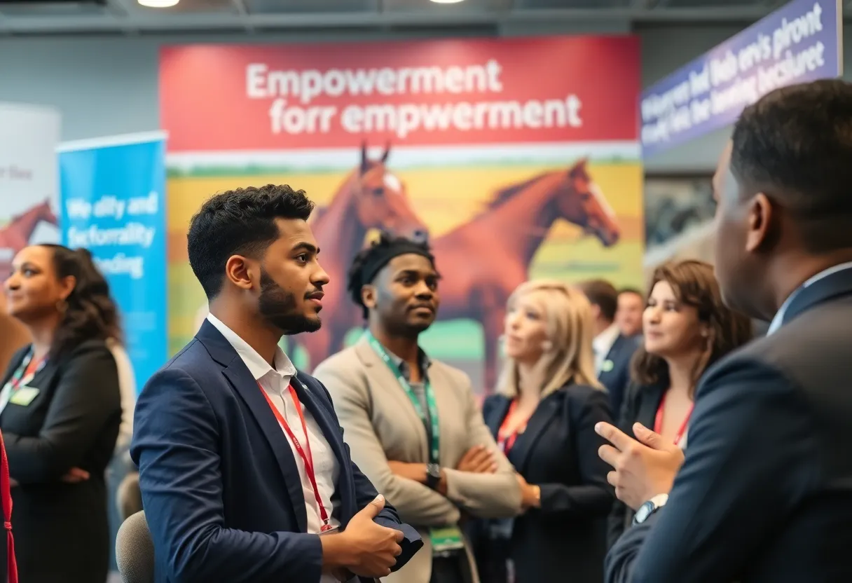 Scene from HRWA Conference 2025 with attendees networking