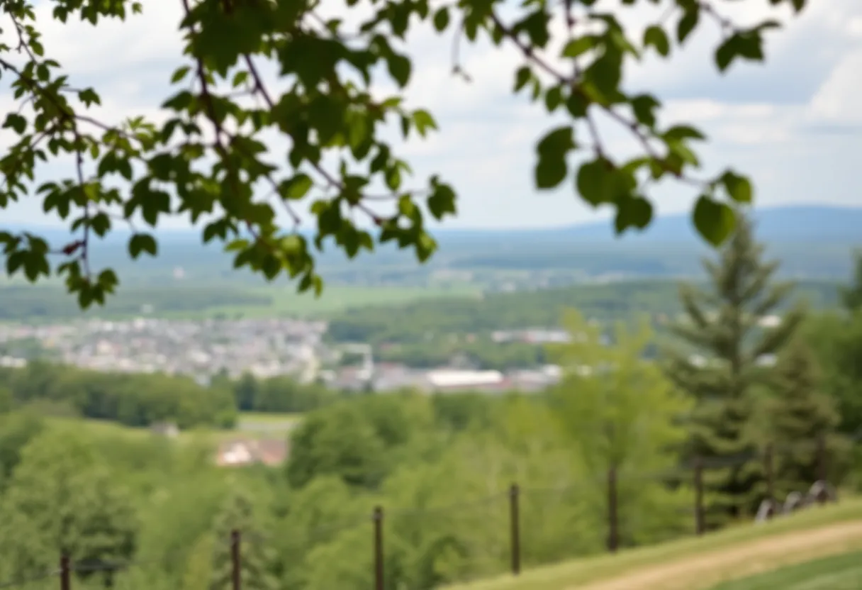 A scenic representation of community health services in Kentucky.