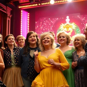 Nostalgic theater performance celebrating Laura Bell Bundy