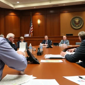 City officials discussing the Lexington budget proposal