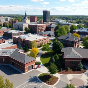 Lexington cityscape showcasing public safety and community services