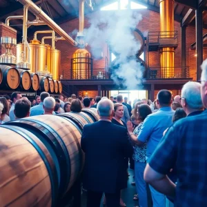Grand opening of RD1 Distillery in Lexington