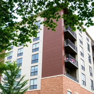 Modern apartment complex in Lexington KY