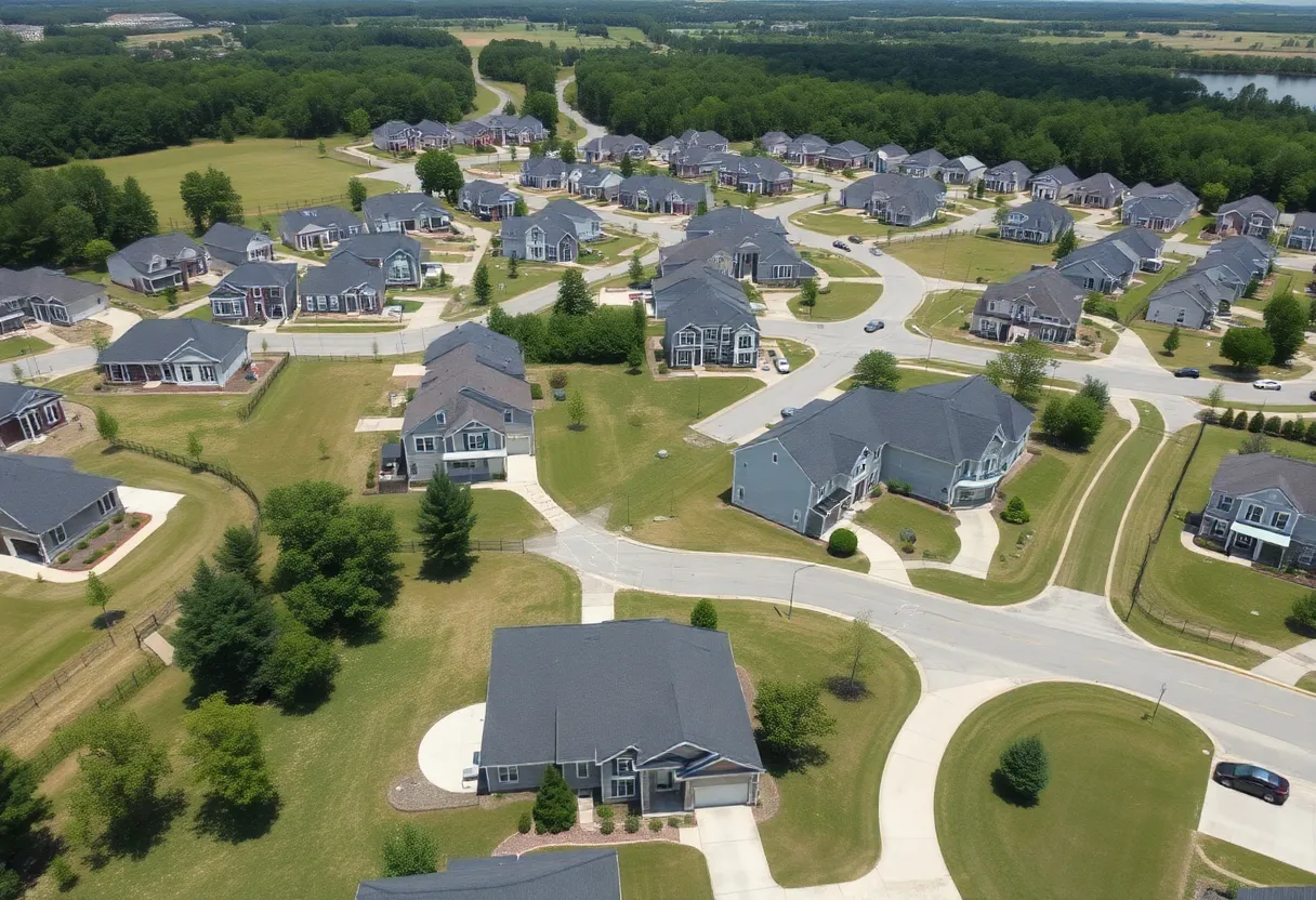New residential neighborhood in Central Kentucky