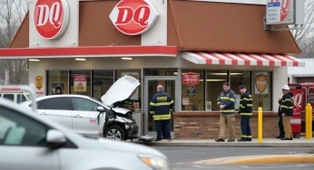 Car Crashes into Dairy Queen in Lexington