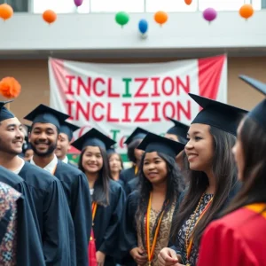 Vibrant celebration of diversity at graduation event